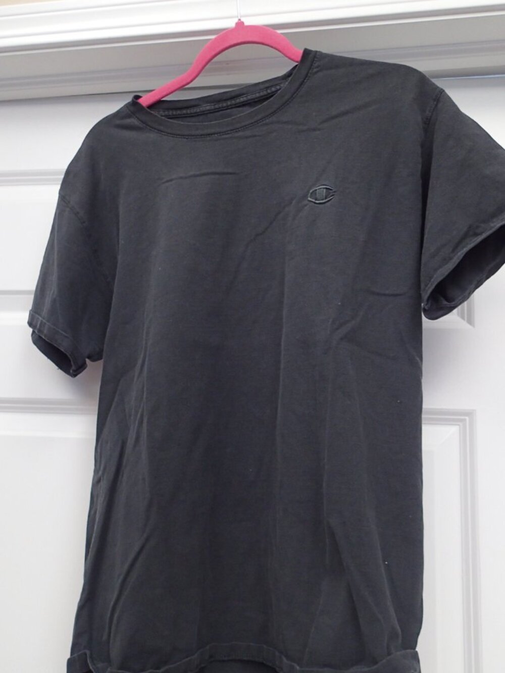 Champion Men's Black Tshirt Size MEdium